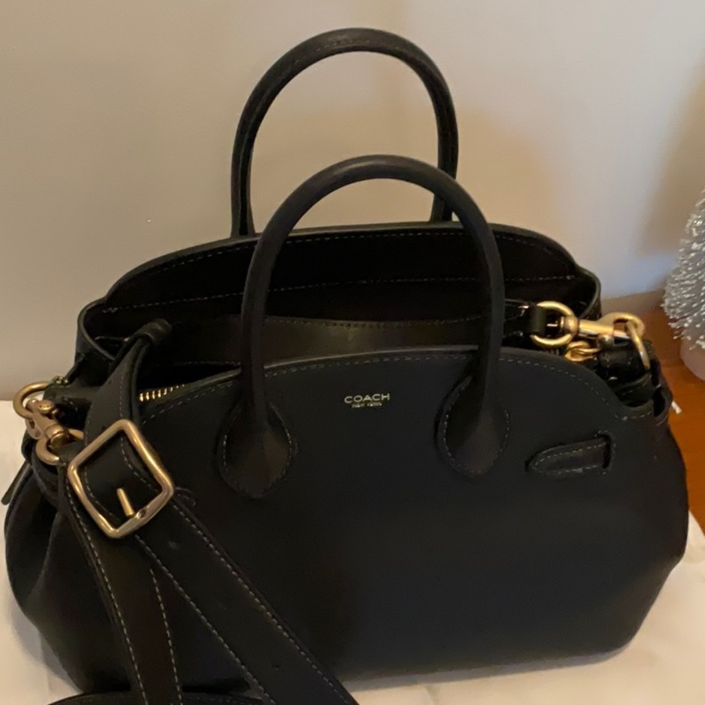 Coach Empire Carryall Bag 26 New Black - Picture 10 of 12